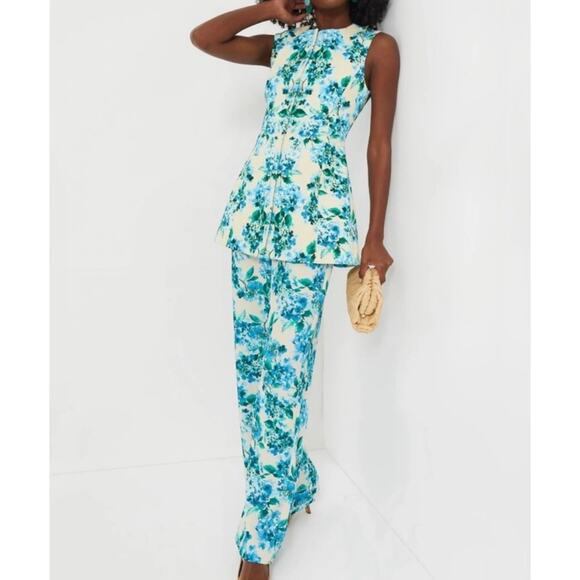 TUCKERNUCK Waters Edge Hydrangea Rhoda Tunic Top NWT Size 6 - Picture 6 of 9